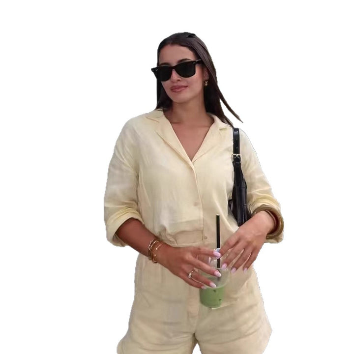 Damen Bequemes Schlafanzug-Set Drune