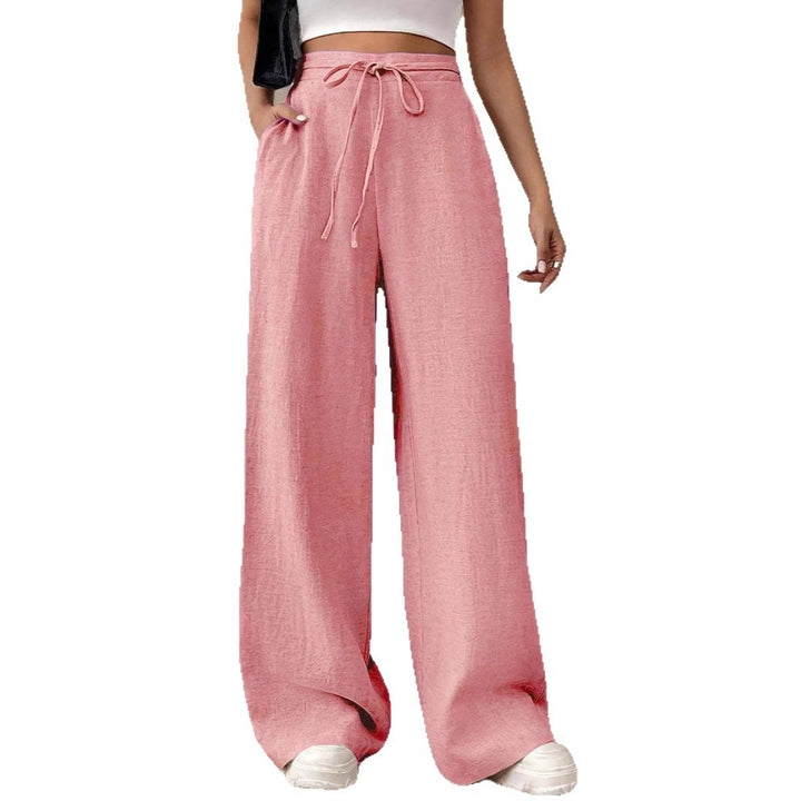 Damen Modische Palazzo-Hose mit elastischem Bund