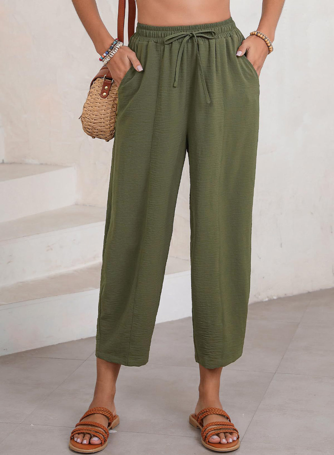 Damen bequeme und luftige Relaxhose Drune