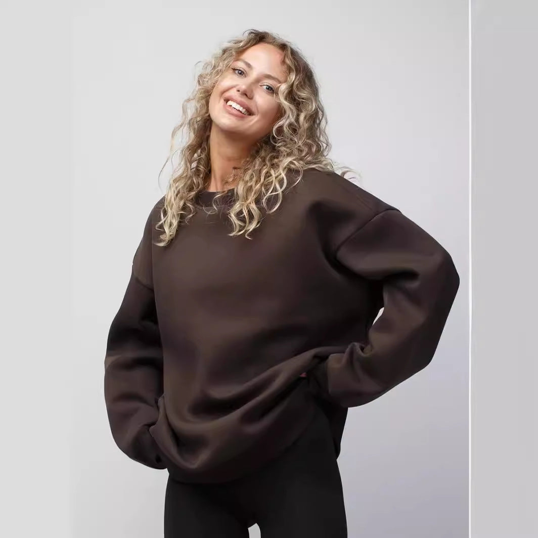 Damen oversized Komfort-Sweatshirt Drune