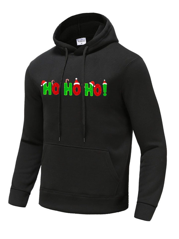 Herren Hoodie mit festlichem Schriftzug Drune