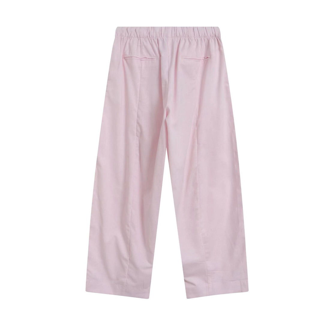 Damen Weite Culotte-Hose mit elastischem Bund und geradem Saum Drune