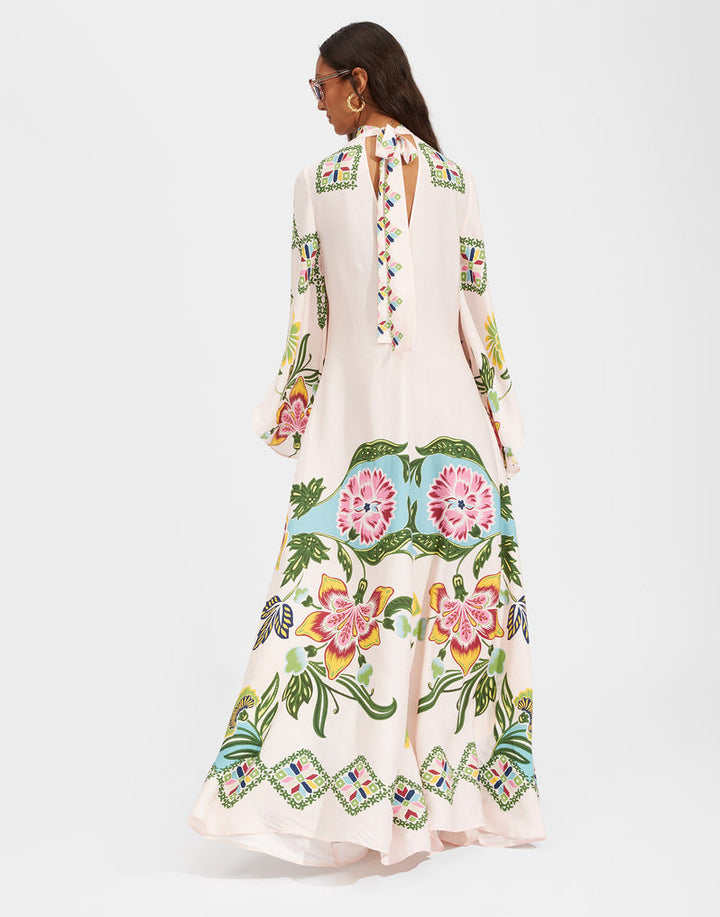 Drune | Bedrucktes Dreiviertelarmkleid