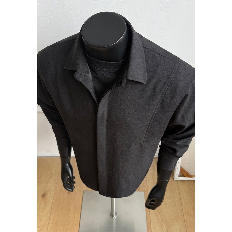 Herren Modische und lässige Overshirt Drune
