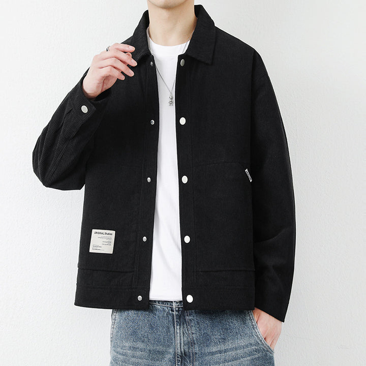 Herren Modische Cordjacke Drune