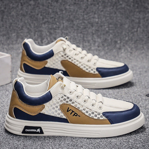 Damen Sportliche Sneaker mit atmungsaktiver Netzoberfläche und antirutschenden Sohlen Drune