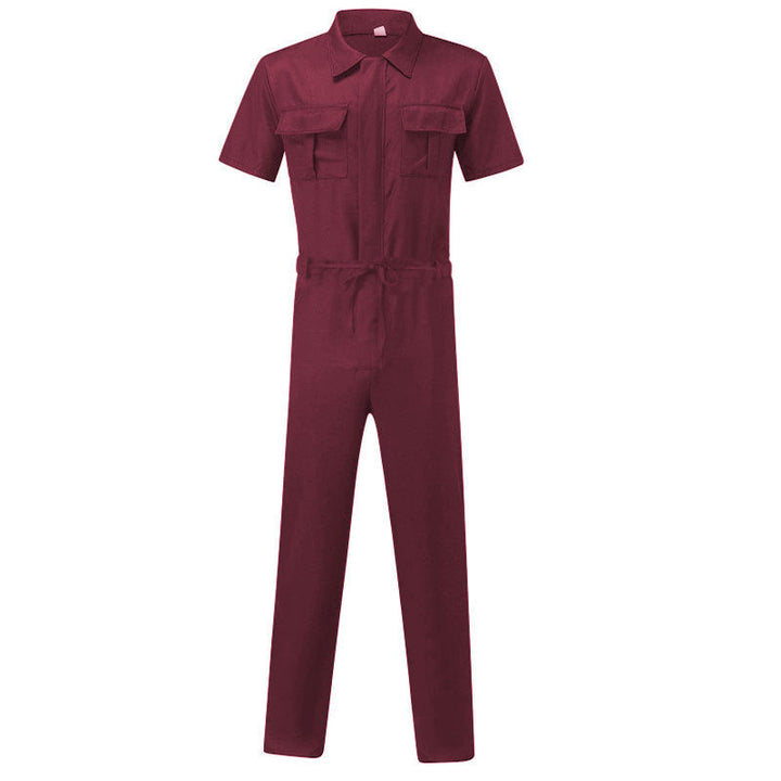Damen Overall mit praktischen Taschen und elastischem Bund Drune