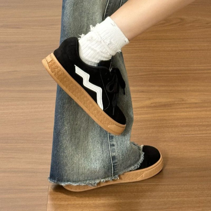 Damen modische Sneakers mit weicher Sohle und sportlichem Design Drune