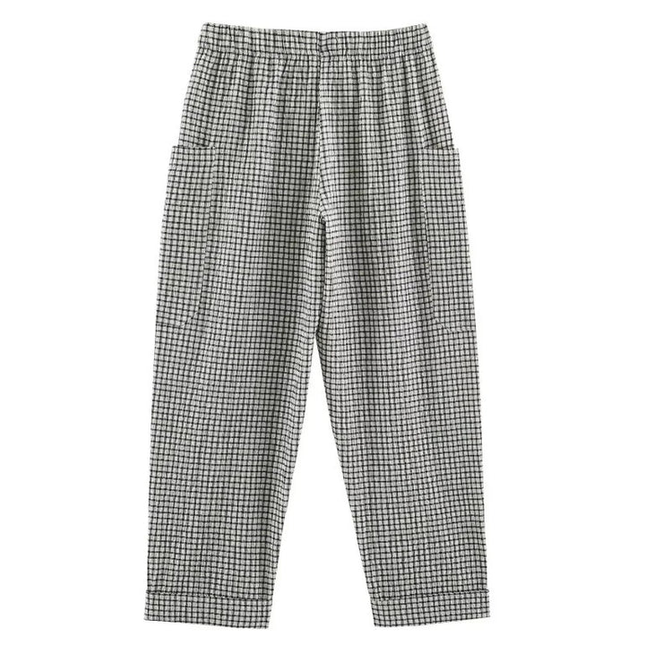 Damen Hochtaillierte Culotte-Hose mit weitem Bein und dekorativem Taillengürtel Drune