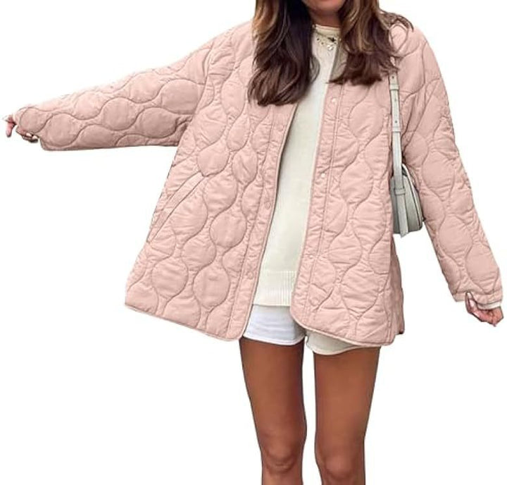 Damen gesteppte Übergangsjacke mit modernem Schnitt Drune