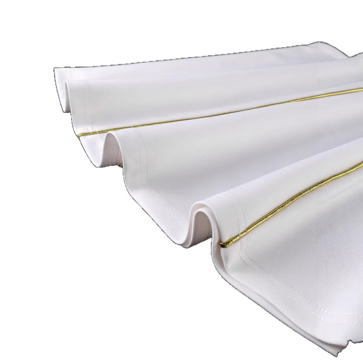 Damen eleganter Rock mit geschwungenen Ziernähten Drune