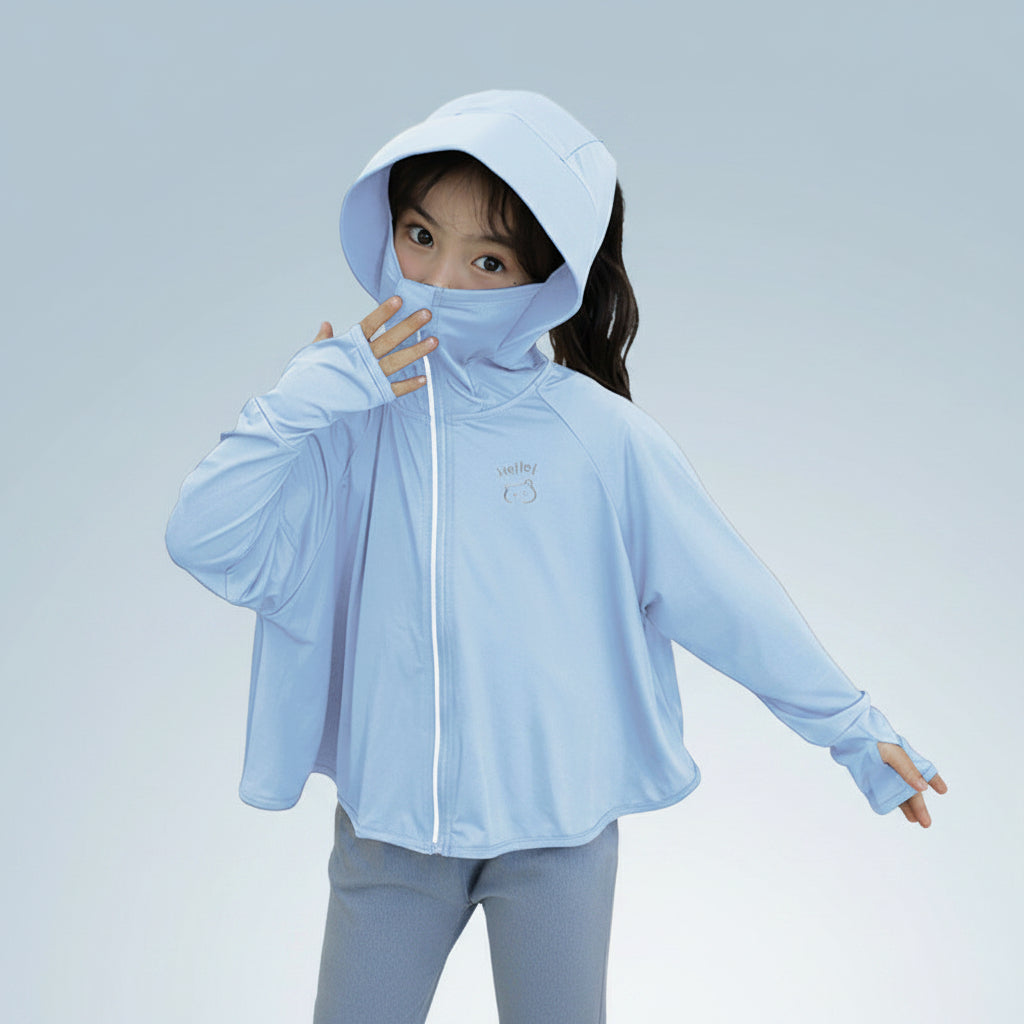 Damen UV-Schutzjacke mit Kapuze und atmungsaktivem Design Drune