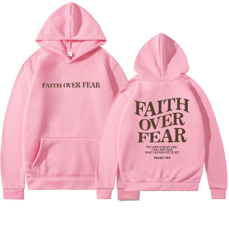 Damen Kapuzenpullover mit inspirierendem Schriftzug und hochwertiger Baumwolle Drune