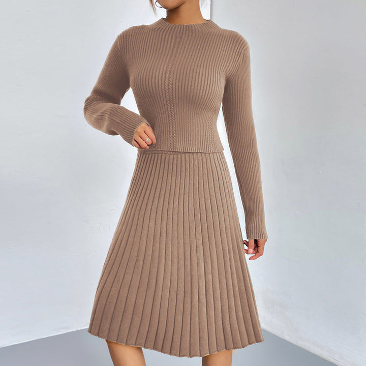 Drune | A-Linie Rock Strickpullover Set