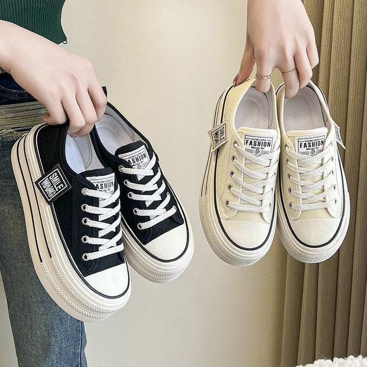 Damen Plattform Sneakers mit modischem Oversized-Style und hochkomfortabler Sohle Drune