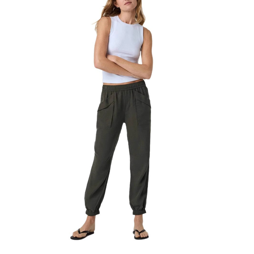 Damen lässige Freizeithose mit seitlichen Taschen Drune