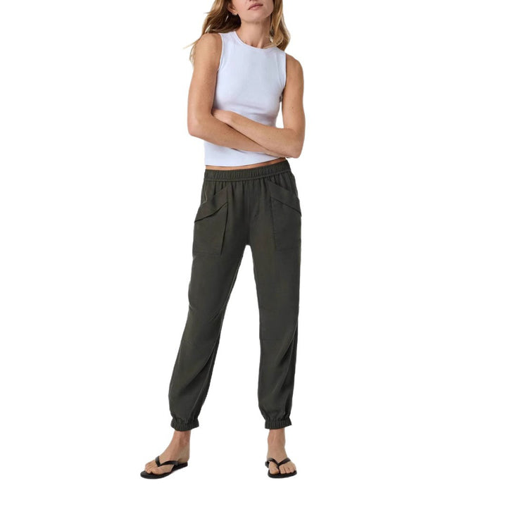 Damen lässige Freizeithose mit seitlichen Taschen Drune