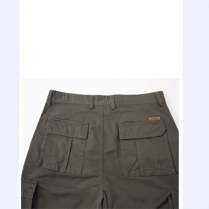 Herren Cargohose mit mehrfachen Klappentaschen und robustem Baumwollmix Drune
