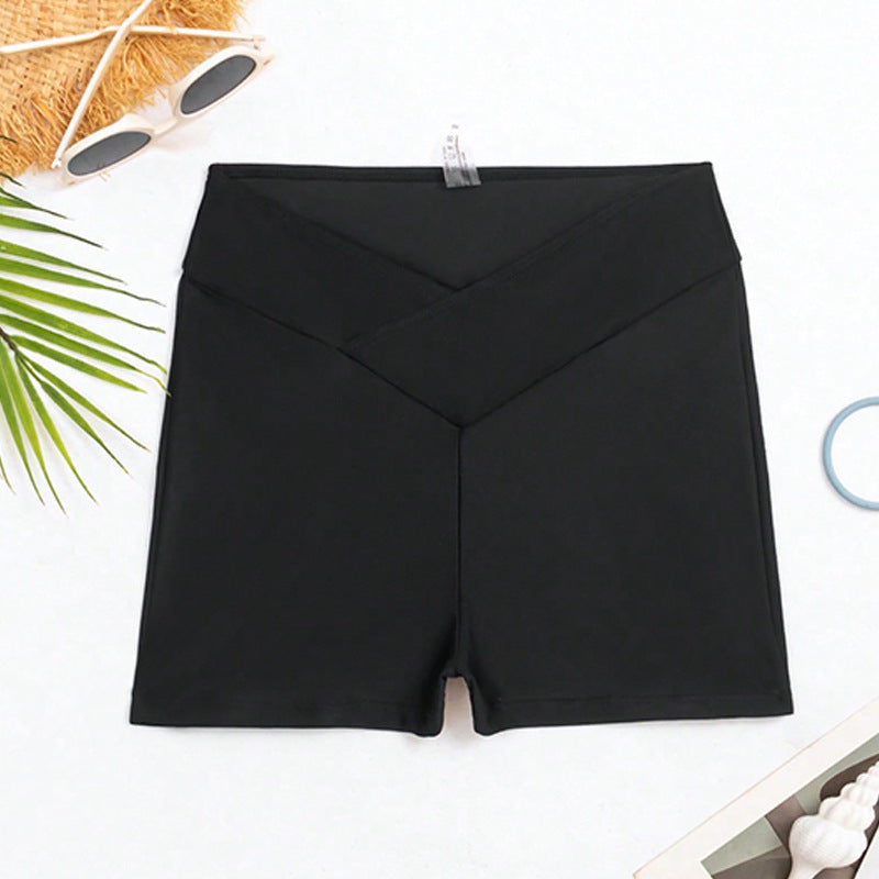 Damen Hochtaillierte Badeshorts Drune
