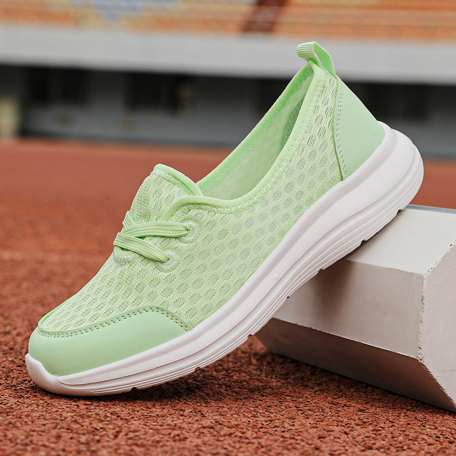 Damen nan atmungsaktiver Schlupfsneaker mit viskoelastischem Fußbett und rutschfester Sohle Drune