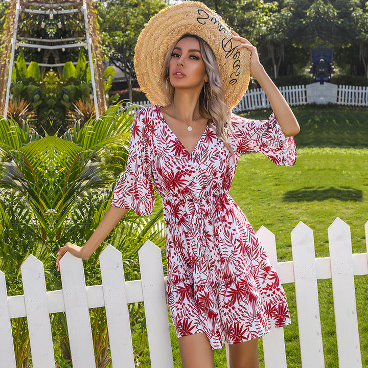 Damen Verspieltes Sommerkleid Drune
