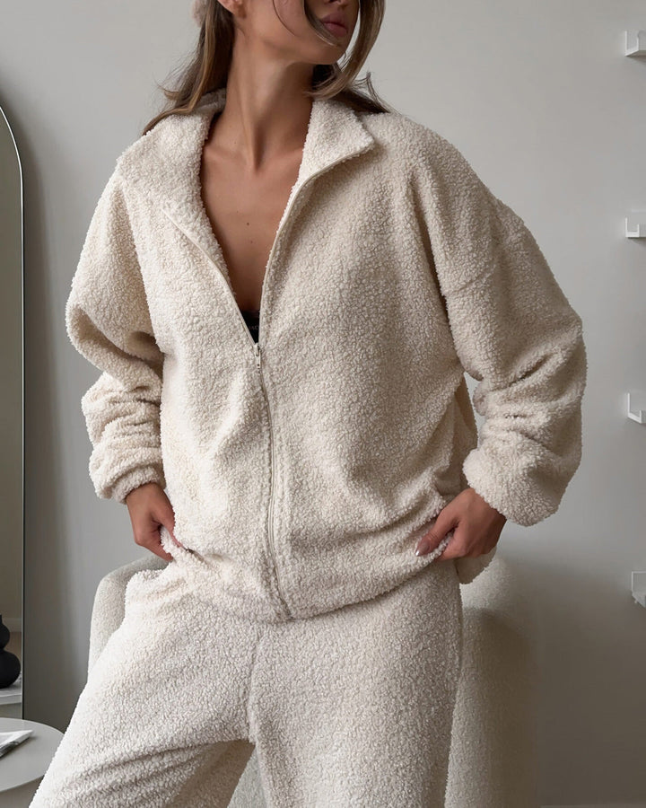 Drune | Lift Polar Fleece Strickjacke und Hosen Satz