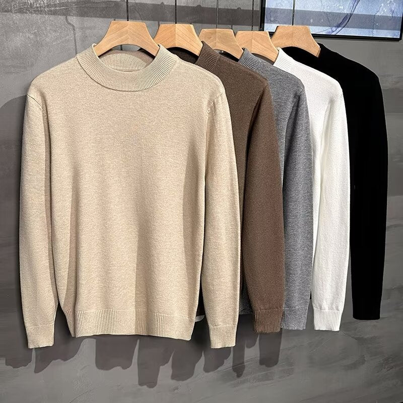 Herren Eleganter Rollkragenpullover Drune