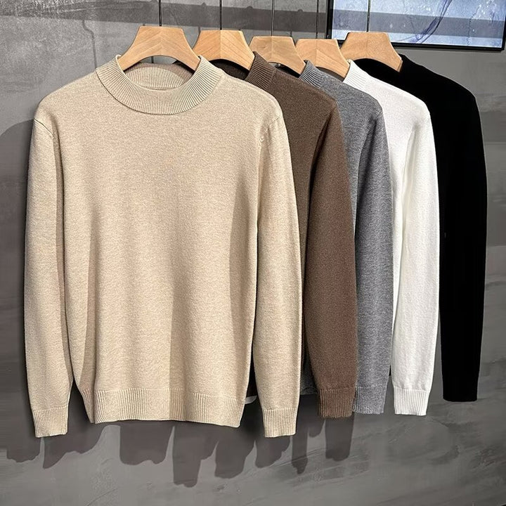 Herren Eleganter Rollkragenpullover Drune