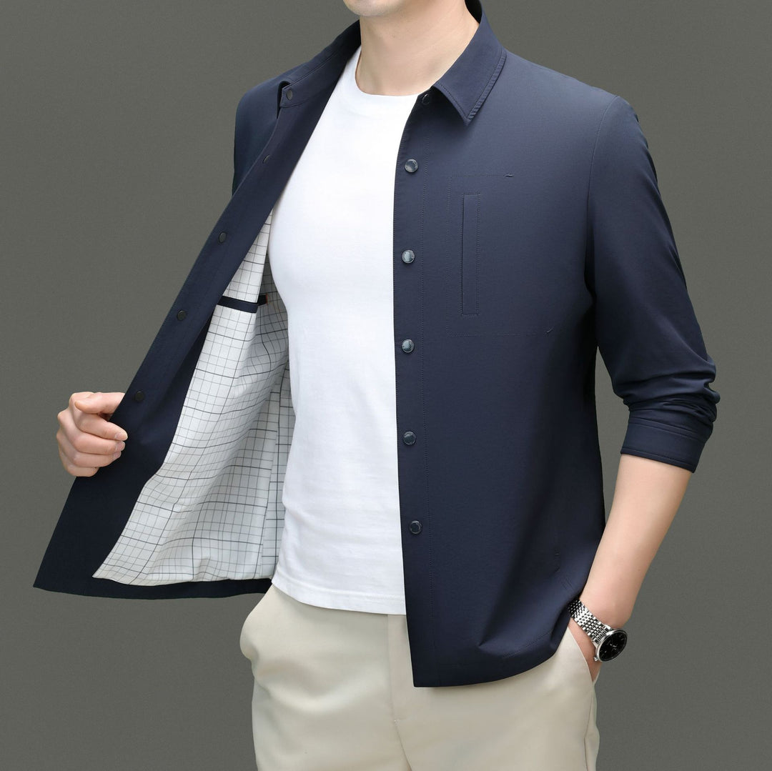 Herren leichte Übergangsjacke mit praktischen Taschen und elegantem Schnitt Drune