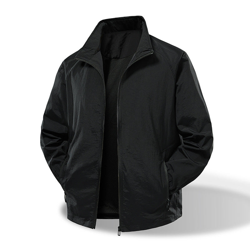 Herren Leichte Übergangsjacke mit atmungsaktiven Materialien Drune
