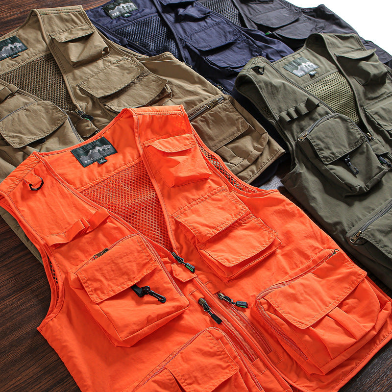 Herren Multifunktionale Outdoor-Jacke mit vielen Taschen Drune