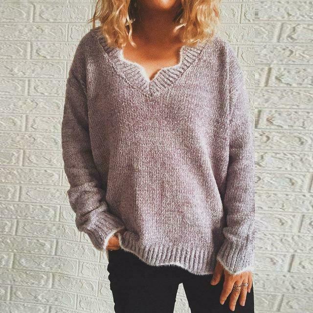 Drune | Lässig Geschnittener Pullover für Damen