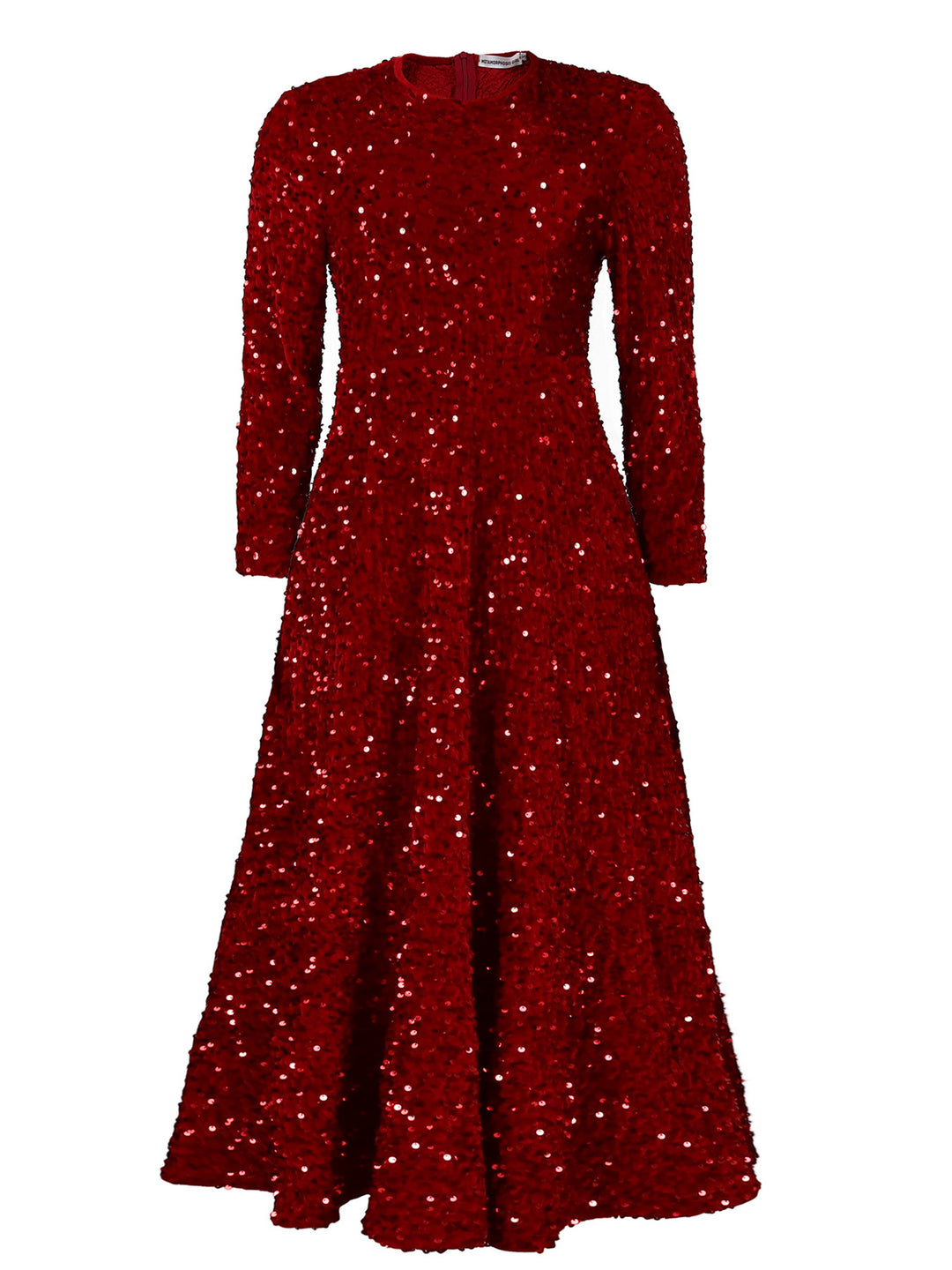 Damen Glitzerndes Abendkleid mit langem Schnitt und elegantem Design Drune