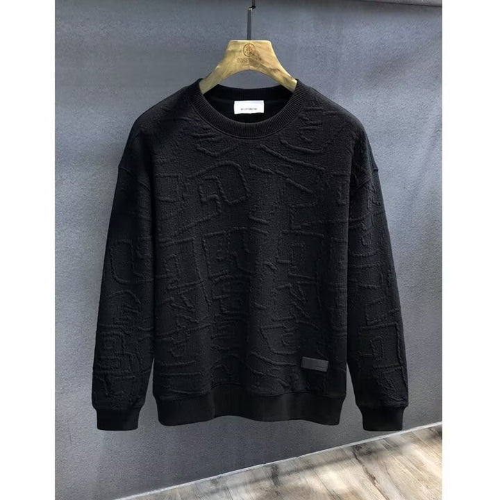 Damen Modischer Sweater mit 3D-Struktur Drune