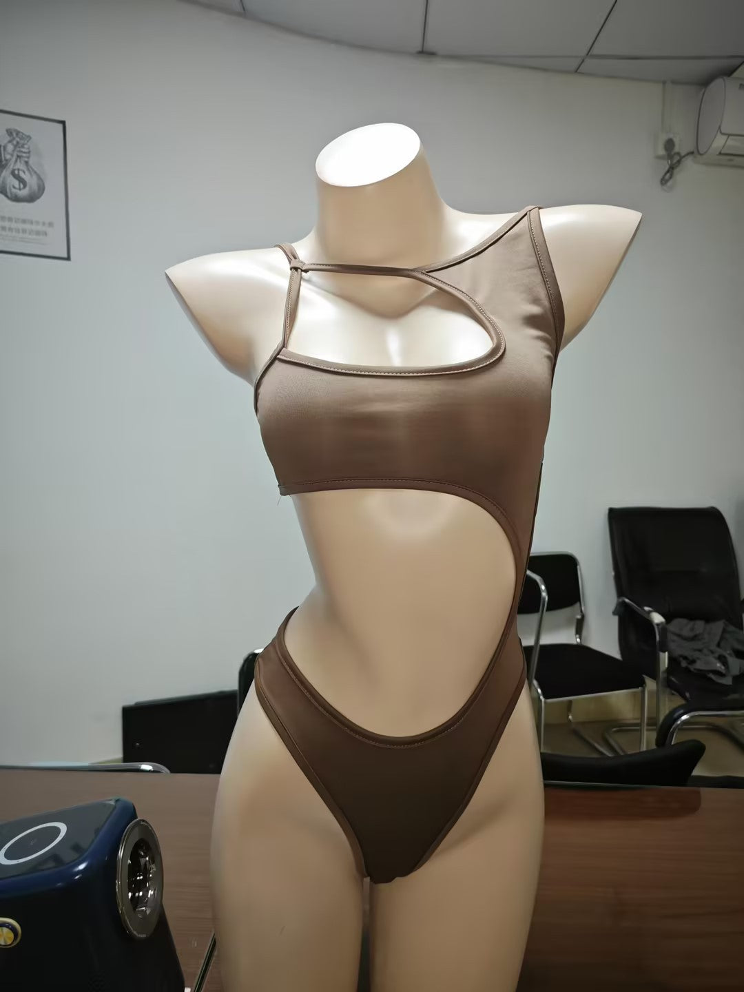 Damen Cut-Out Badeanzug Drune