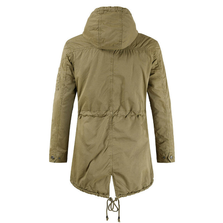 Herren Funktionsjacke mit praktischem Reißverschluss und verstellbarer Kapuze Drune