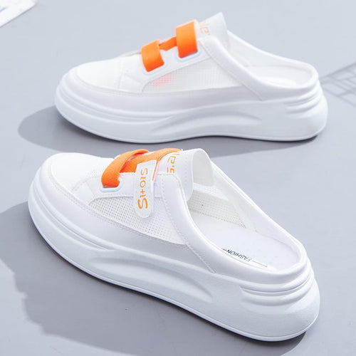 Damen Slip-On Sneakers mit atmungsaktiver Netzstruktur und gepolsterter Sohle Drune