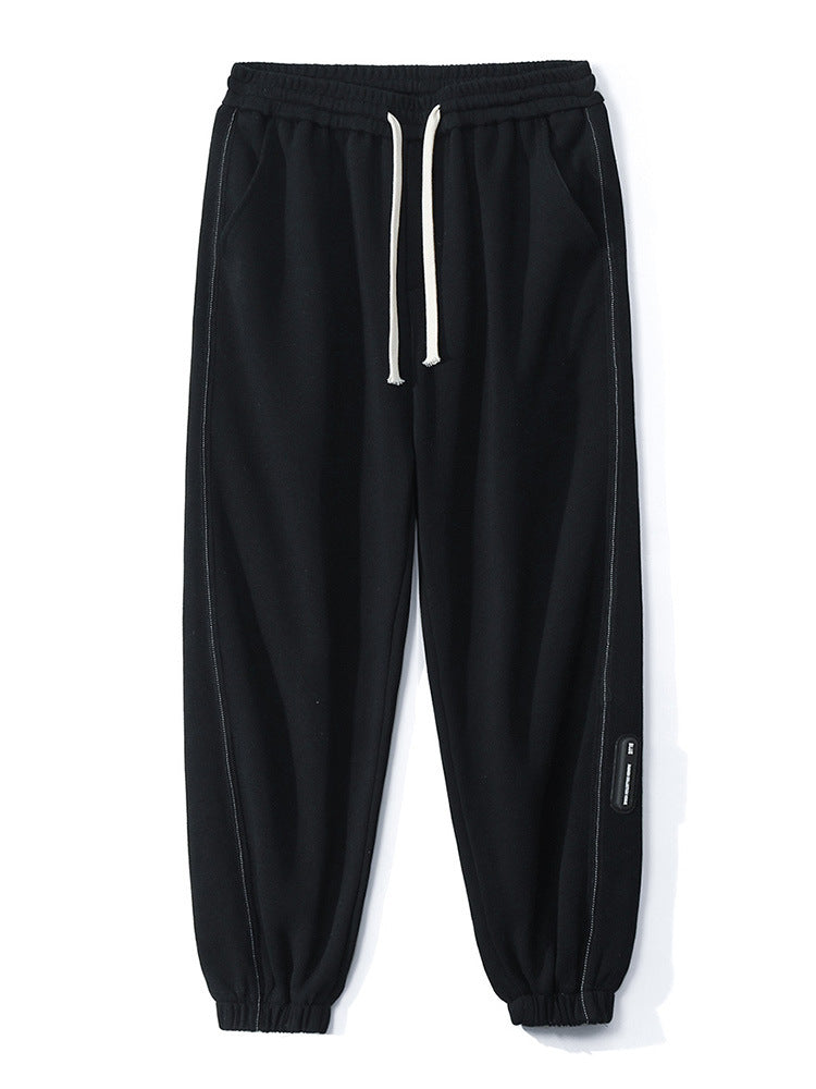 Unisex Relax-Fleece Jogginghose mit elastischem Bund und Bündchen Drune