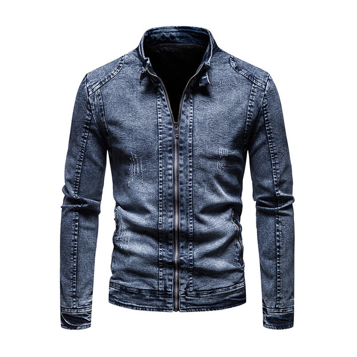 Herren Modische Jeansjacke Drune