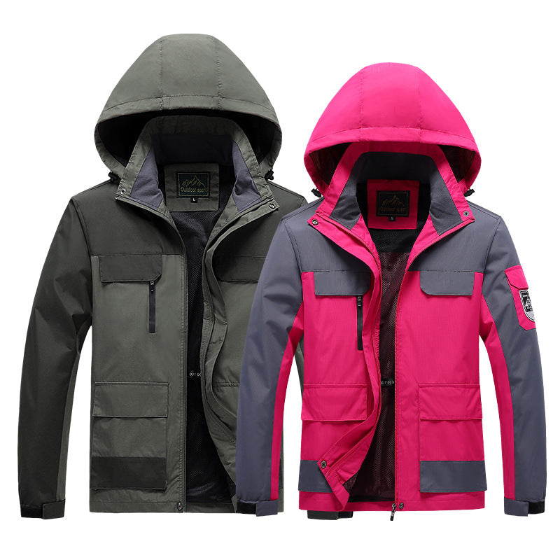 Herren robuster Outdoor-Fieldparka Drune