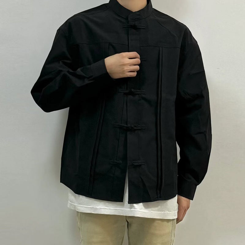 Herren Modische Chinesische Kunstjacke Drune