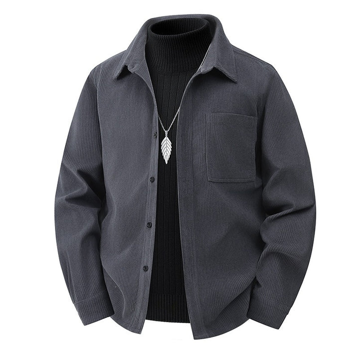 Herren Hochwertige Cordjacke Drune