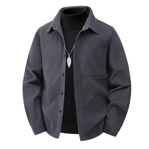 Herren Hochwertige Cordjacke Drune