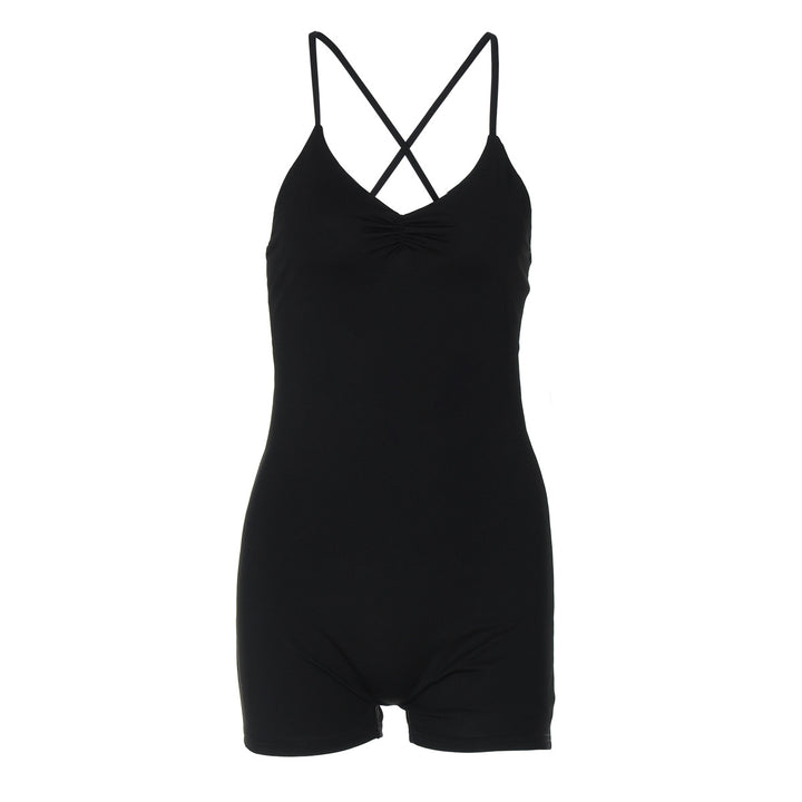 Damen Bodycon Einteiler mit gekreuztem Träger Drune