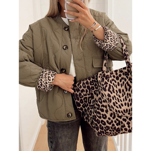 Damen Steppjacke mit kunstvollem Muster und praktischen Taschen Drune