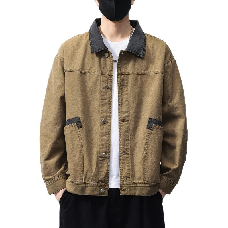 Herren Bequeme Utility-Jacke Drune