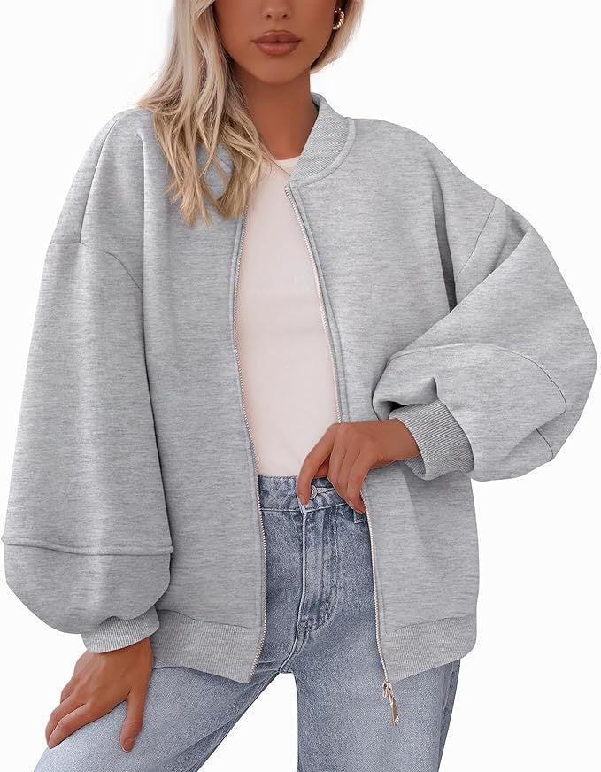 Damen Oversized Sweaterjacke Drune