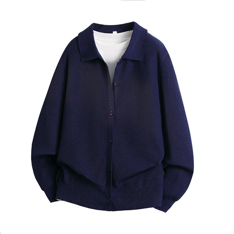 Damen Elegante Strickjacke mit Knopfleiste Drune