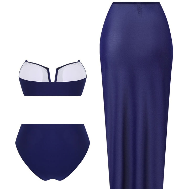 Damen Badeanzug-Set mit elegantem Rock von Drune