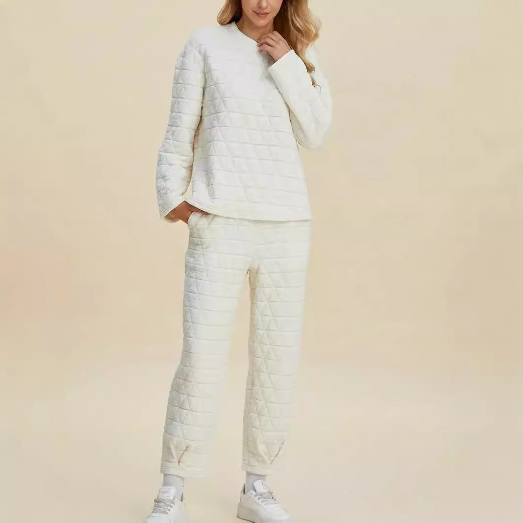 Damen Quilted Lounge-Set Drune